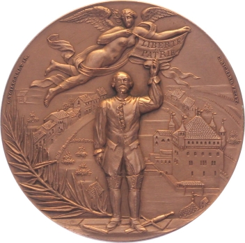 Preview: 1894 Lausanne - Kupfer - Kantonales Schützenfest